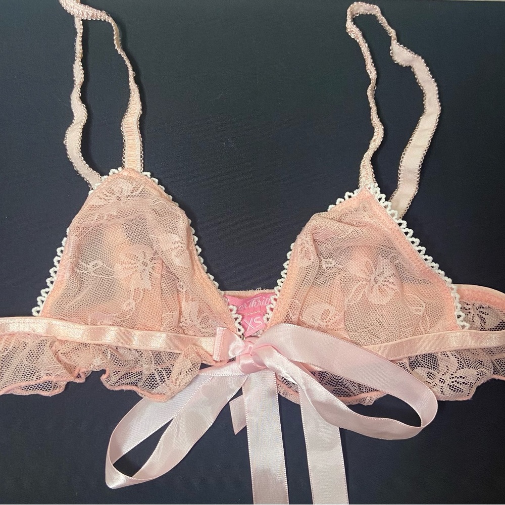 Sugar Thrillz Bralette Lot Of 3 - Pink & Baby Blue Size XS